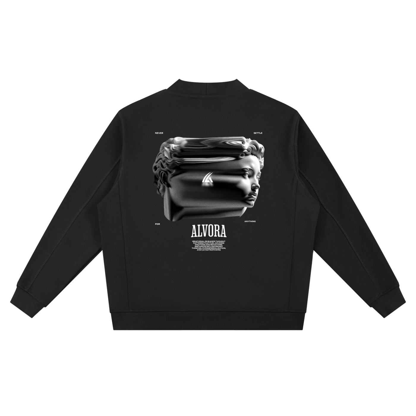 "Access denied" Heavyweight Sweat Cardigan