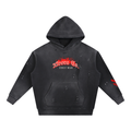 Vintage Alvora "Street" Frayed Fleece Hoodie