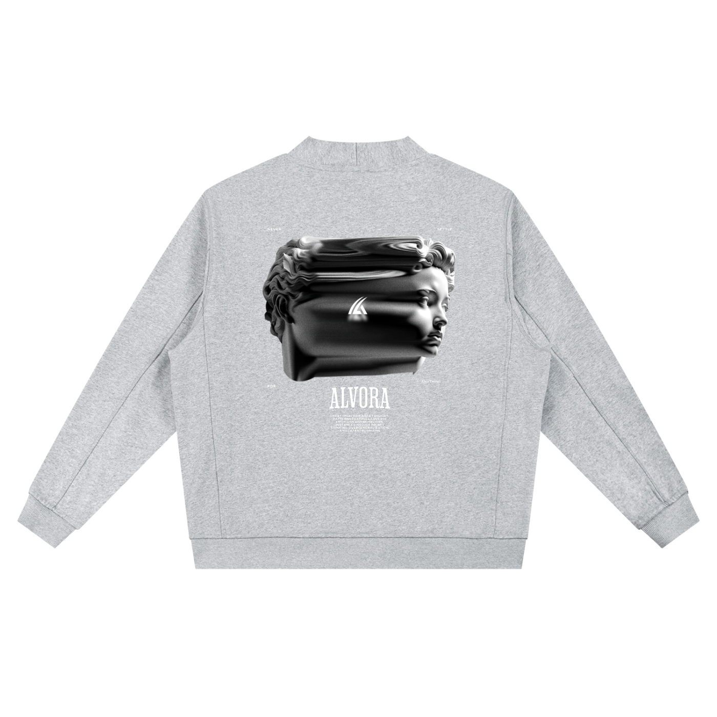 "Access denied" Heavyweight Sweat Cardigan