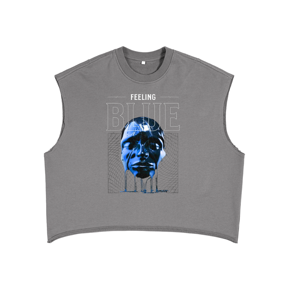Alvora "Mental" French Terry Boxy Tank Top